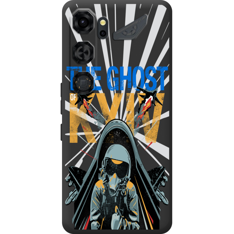 Чорний чохол BoxFace Nubia Neo 5 GT 5G Привид Києва в дії