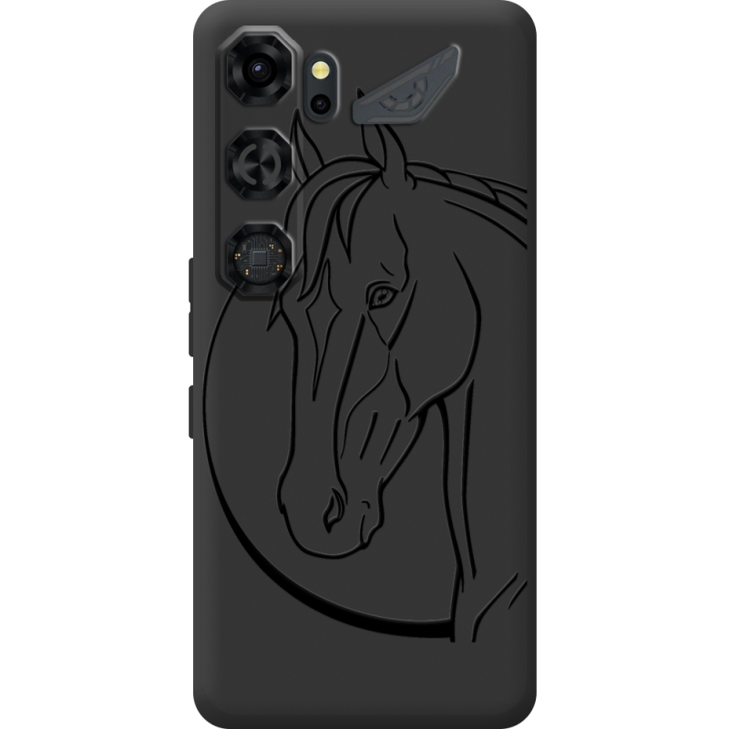 Чорний чохол BoxFace Nubia Neo 5 GT 5G Horse