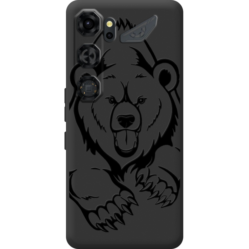 Чорний чохол BoxFace Nubia Neo 5 GT 5G Grizzly Bear