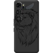 Чорний чохол BoxFace Nubia Neo 5 GT 5G Lion