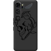 Чорний чохол BoxFace Nubia Neo 5 GT 5G Skull and Roses