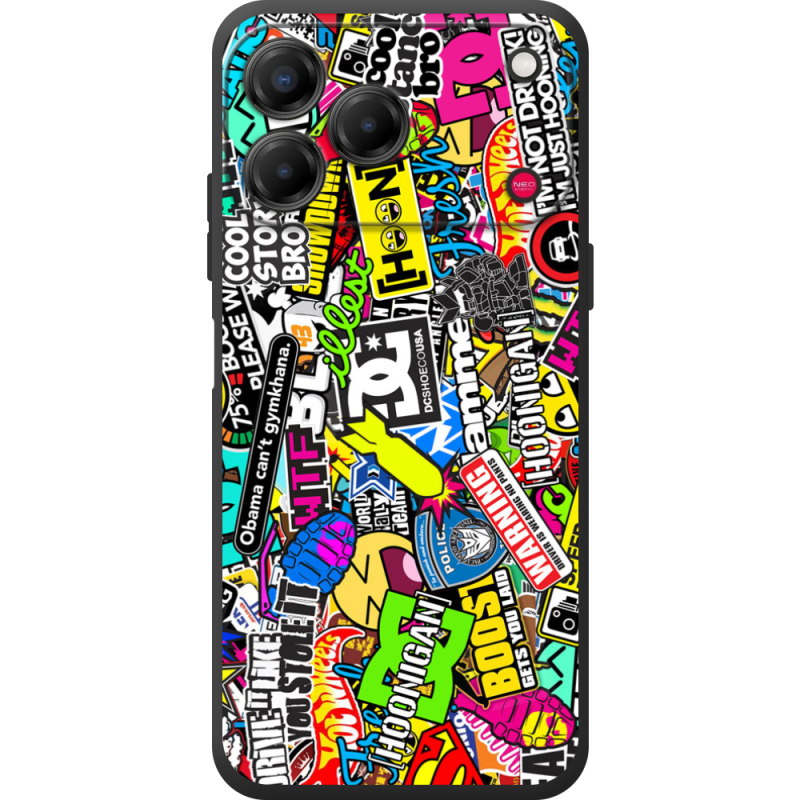 Чохол BoxFace Nubia V80 Design Multicolored Inscriptions