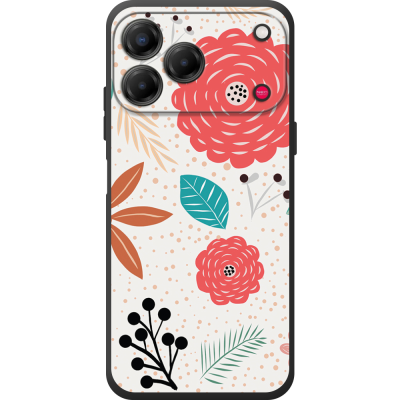 Чохол BoxFace Nubia V80 Design Line Flowers
