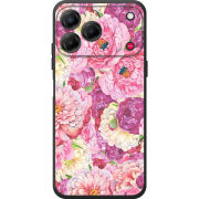Чохол BoxFace Nubia V80 Design Pink Peonies