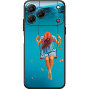 Чохол BoxFace Nubia V80 Design Girl In The Sea