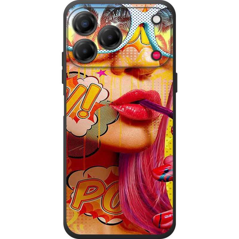 Чохол BoxFace Nubia V80 Design Yellow Girl Pop Art