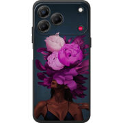 Чохол BoxFace Nubia V80 Design Exquisite Purple Flowers