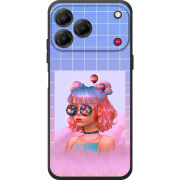 Чохол BoxFace Nubia V80 Design Girl in the Clouds