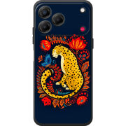 Чохол BoxFace Nubia V80 Design Petrykivka Leopard