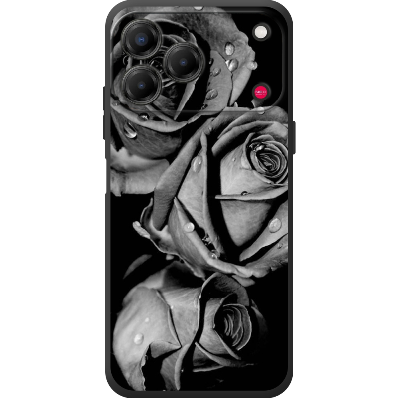 Чохол BoxFace Nubia V80 Design Black and White Roses