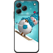 Чохол BoxFace Nubia V80 Design Skier Snowman