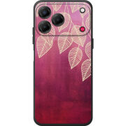 Чохол BoxFace Nubia V80 Design Gold Leaves