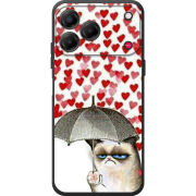Чохол BoxFace Nubia V80 Design Raining Hearts