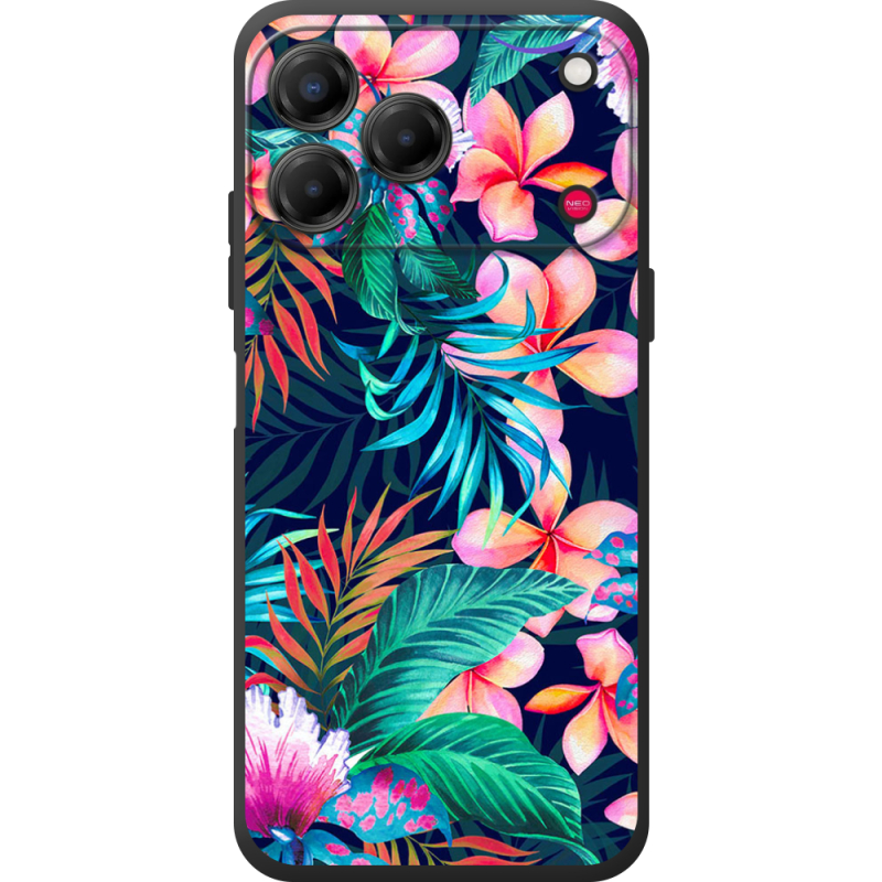Чохол BoxFace Nubia V80 Design flowers in the tropics