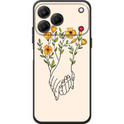 Чохол BoxFace Nubia V80 Design Flower Hands