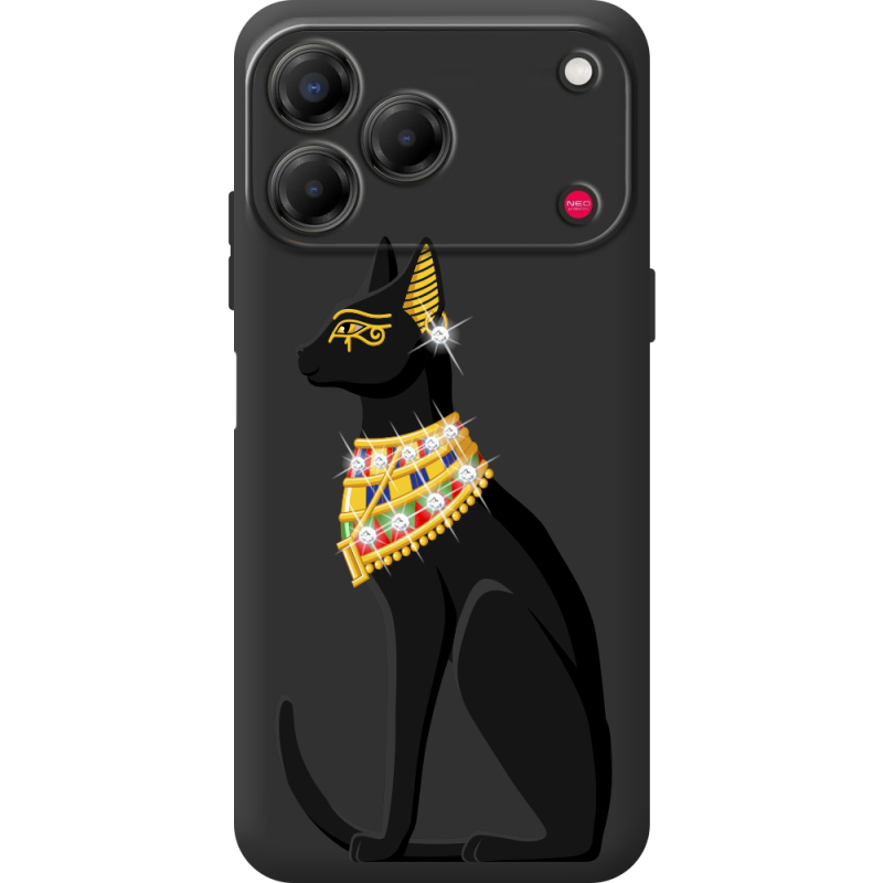 Чохол зі стразами Nubia V80 Design Egipet Cat