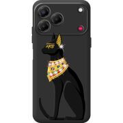 Чохол зі стразами Nubia V80 Design Egipet Cat