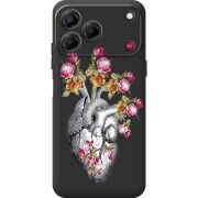 Чохол зі стразами Nubia V80 Design Heart