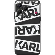 Чорний чохол BoxFace Nubia V80 Design White Karl