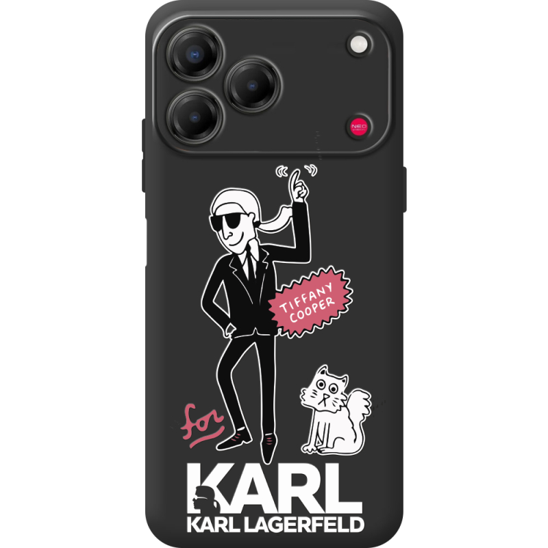 Чорний чохол BoxFace Nubia V80 Design For Karl