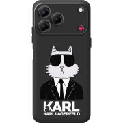 Чорний чохол BoxFace Nubia V80 Design Cat in Black