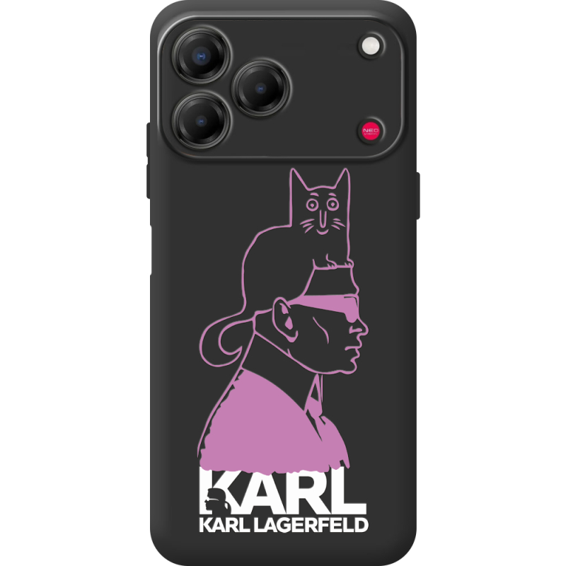 Чорний чохол BoxFace Nubia V80 Design Pink Karl