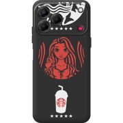 Чорний чохол BoxFace Nubia V80 Design RedWhite Coffee