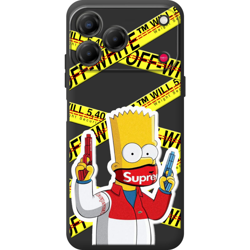 Чорний чохол BoxFace Nubia V80 Design White Bart