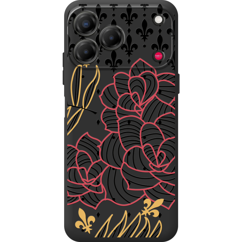 Чорний чохол BoxFace Nubia V80 Design FranceFlowers