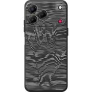 Чорний чохол BoxFace Nubia V80 Design Optical Hand