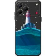 Чорний чохол BoxFace Nubia V80 Design Lighthouse