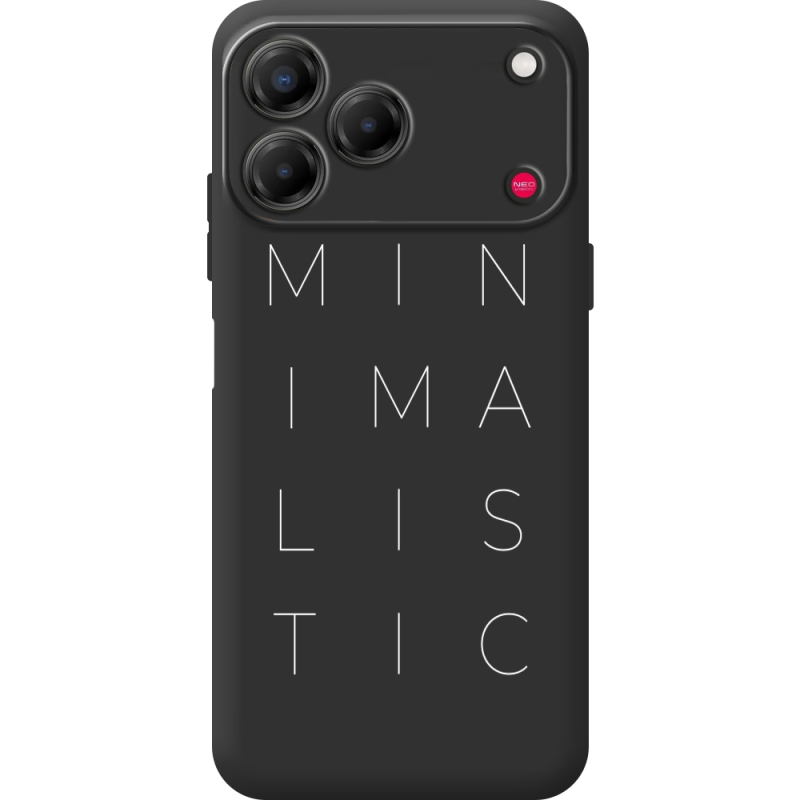Чорний чохол BoxFace Nubia V80 Design Minimalistic