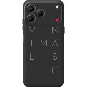 Чорний чохол BoxFace Nubia V80 Design Minimalistic