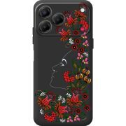 Чорний чохол BoxFace Nubia V80 Design 3D Ukrainian Muse