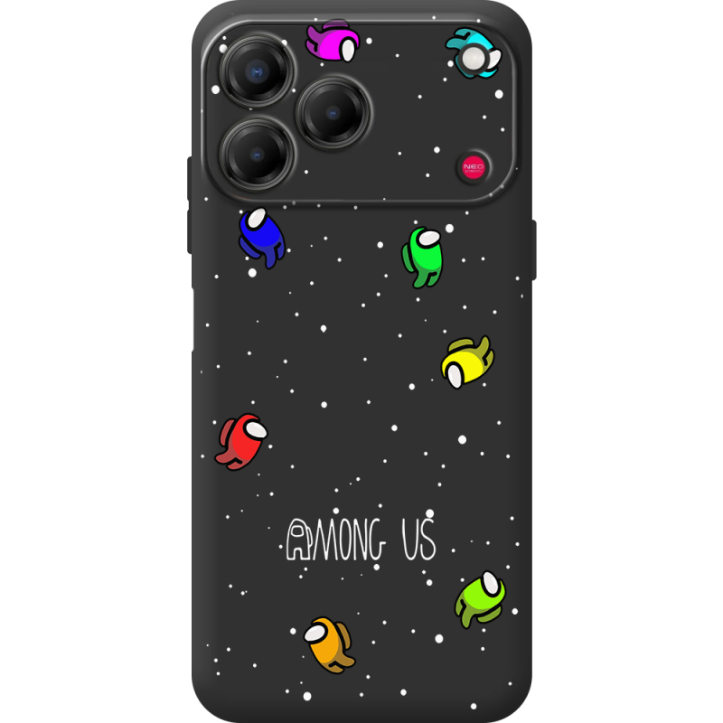 Чорний чохол BoxFace Nubia V80 Design Among Us Invisible