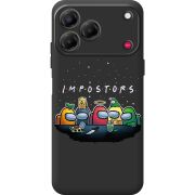 Чорний чохол BoxFace Nubia V80 Design Among Us Impostors