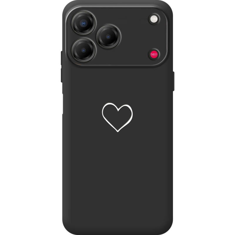 Чорний чохол BoxFace Nubia V80 Design My Heart