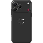 Чорний чохол BoxFace Nubia V80 Design My Heart