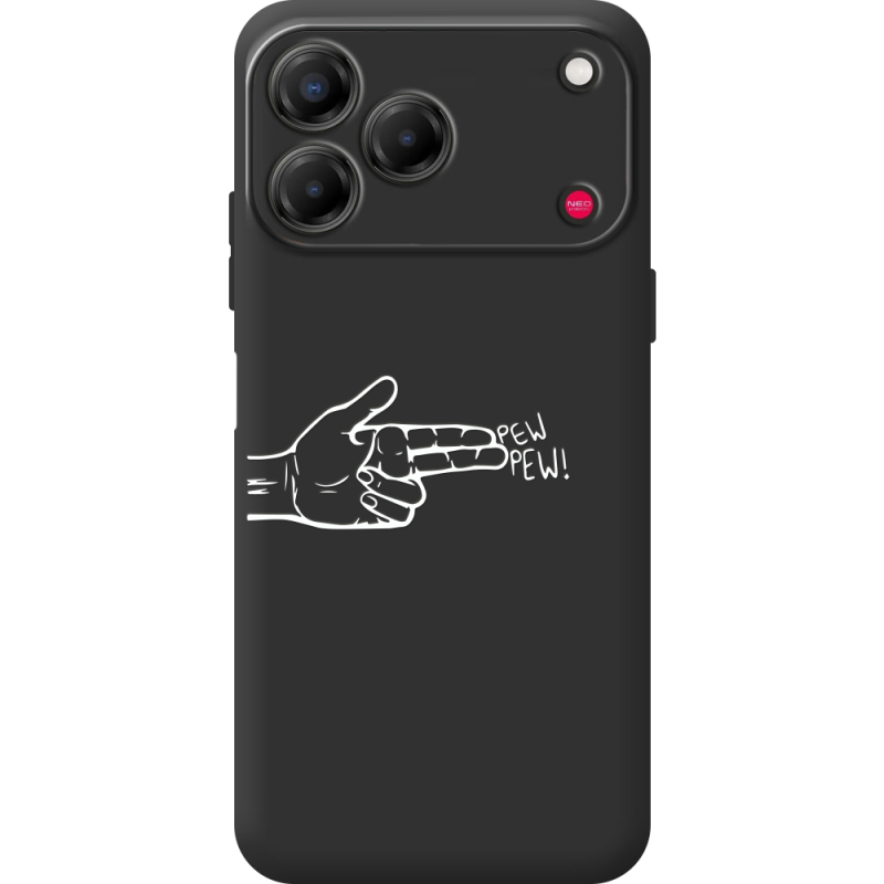 Чорний чохол BoxFace Nubia V80 Design Pew Pew