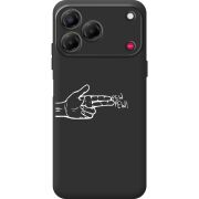 Чорний чохол BoxFace Nubia V80 Design Pew Pew