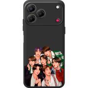 Чорний чохол BoxFace Nubia V80 Design BTS