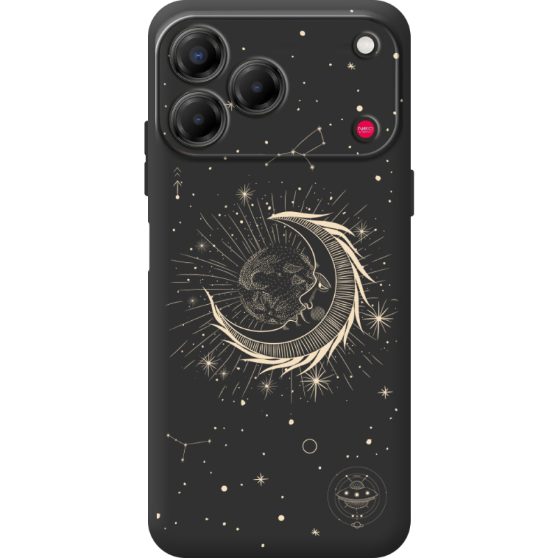 Чорний чохол BoxFace Nubia V80 Design Moon