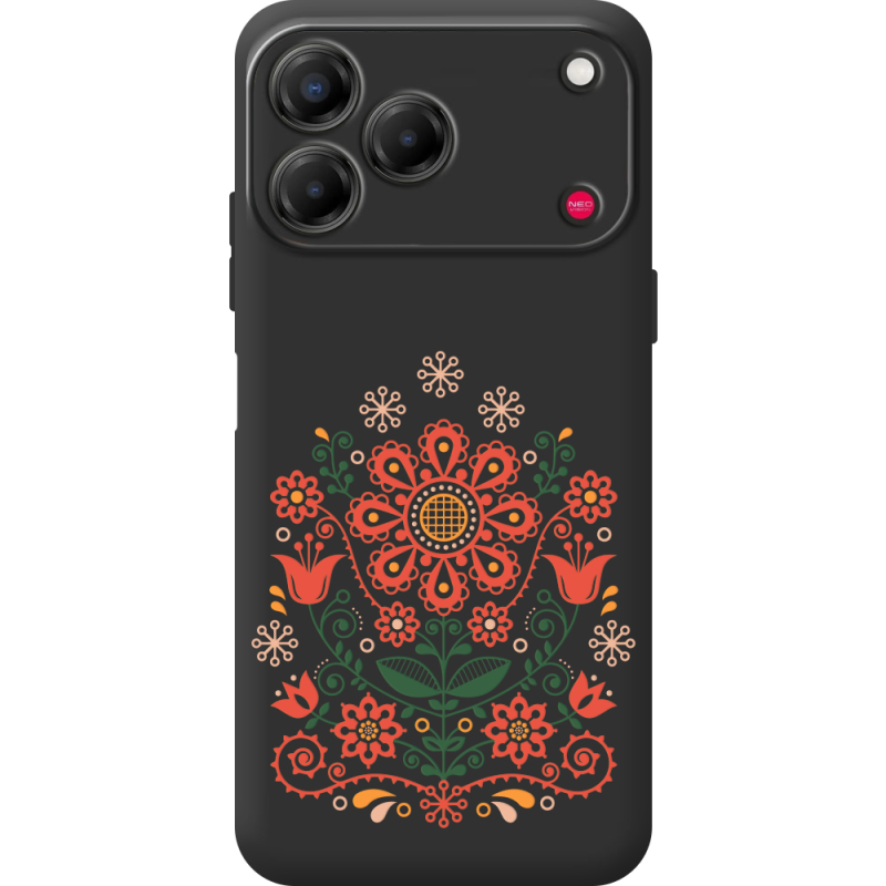 Чорний чохол BoxFace Nubia V80 Design Ukrainian Ornament