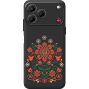 Чорний чохол BoxFace Nubia V80 Design Ukrainian Ornament
