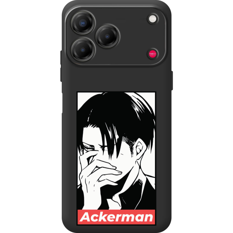 Чорний чохол BoxFace Nubia V80 Design Attack On Titan - Ackerman