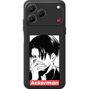 Чорний чохол BoxFace Nubia V80 Design Attack On Titan - Ackerman