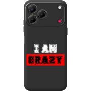 Чорний чохол BoxFace Nubia V80 Design I'm Crazy