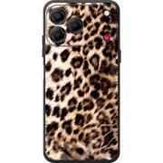Чорний чохол BoxFace Nubia V80 Design Леопардовий