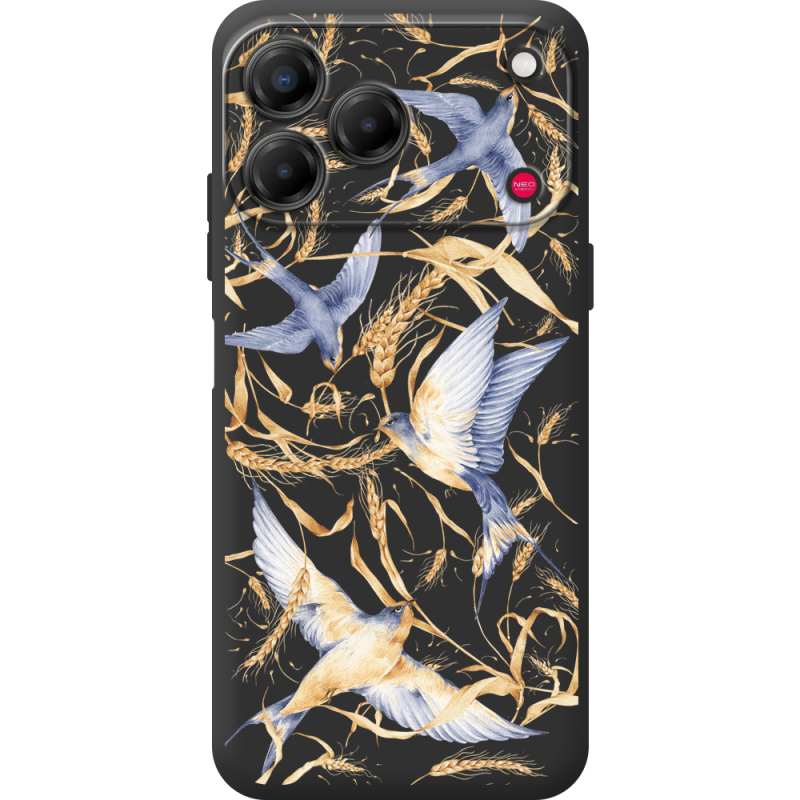 Чорний чохол BoxFace Nubia V80 Design Ластівки