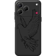 Чорний чохол BoxFace Nubia V80 Design Dove